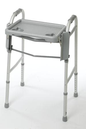 Medline Universal Folding Walker Tray with 2 Cup Holes - Senior.com Walker Trays